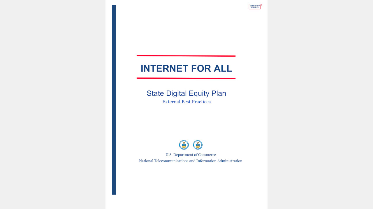 Digital Equity Plan External Best Practices fact sheet screenshot