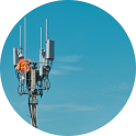 Broadband infrastructure telecom tower