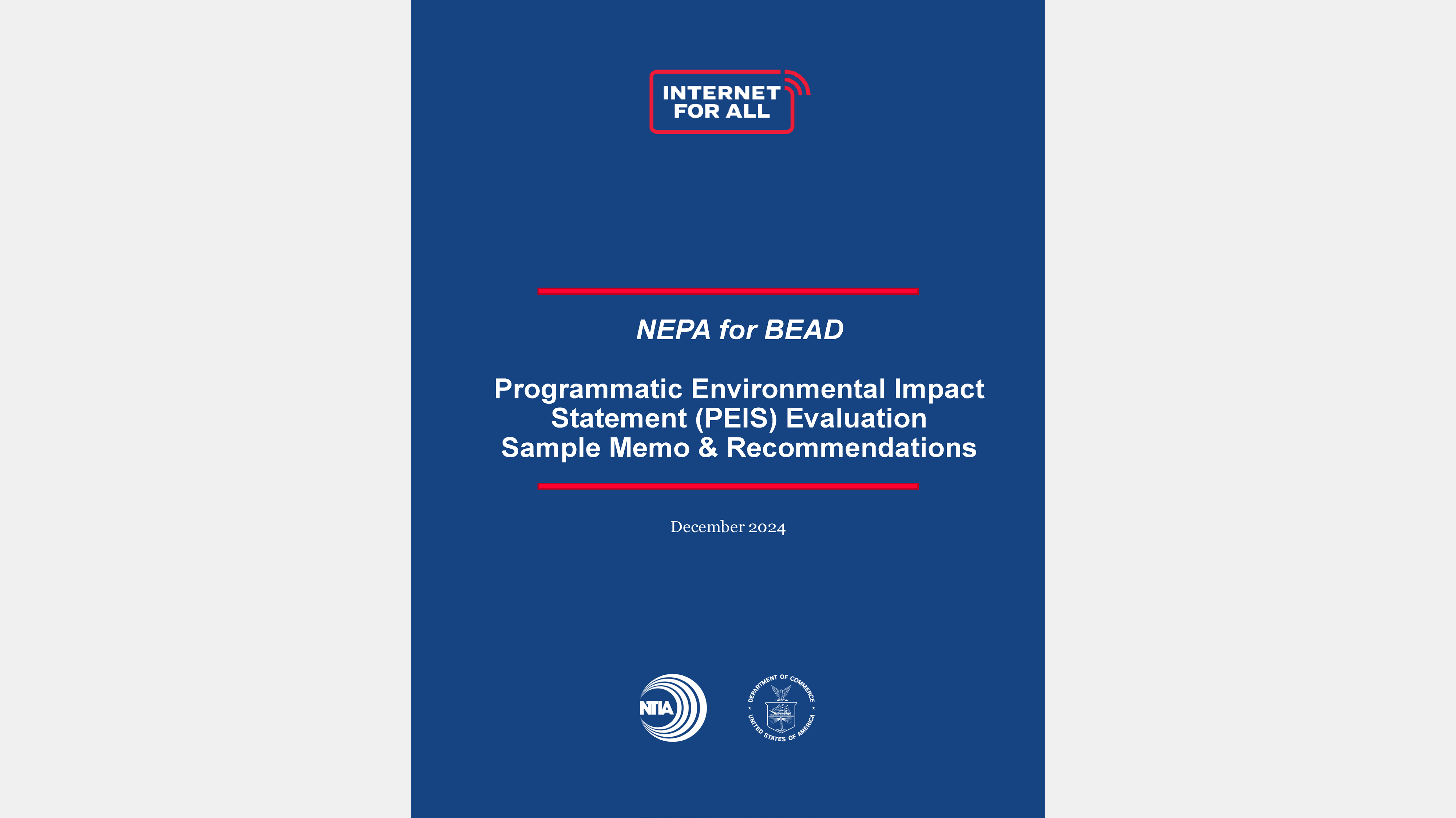 Programmatic Environmental Impact Statement Evaluation Sample Memo & Recommendations